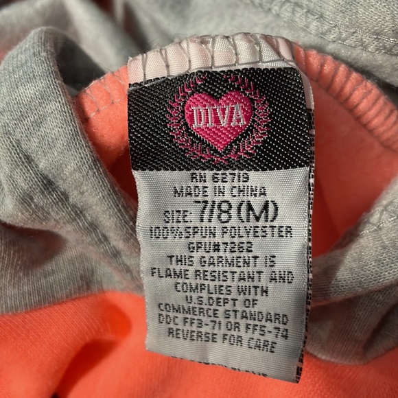 Bright Girls Hoodie. “Unicorn Squad.” Diva. Size 7/8 (M). - Picture 3 of 3